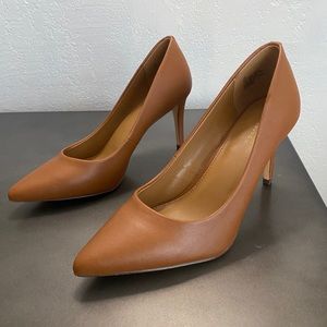 Brown Pointed Toe High Heels in womens 7